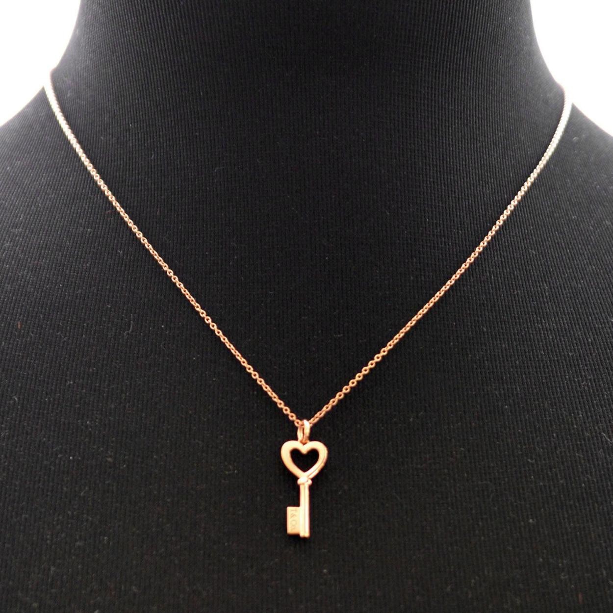 ティファニー TIFFANY&CO 32655939 ハート キー ペンダント ミニ (18KRG) ネックレス 41cm
