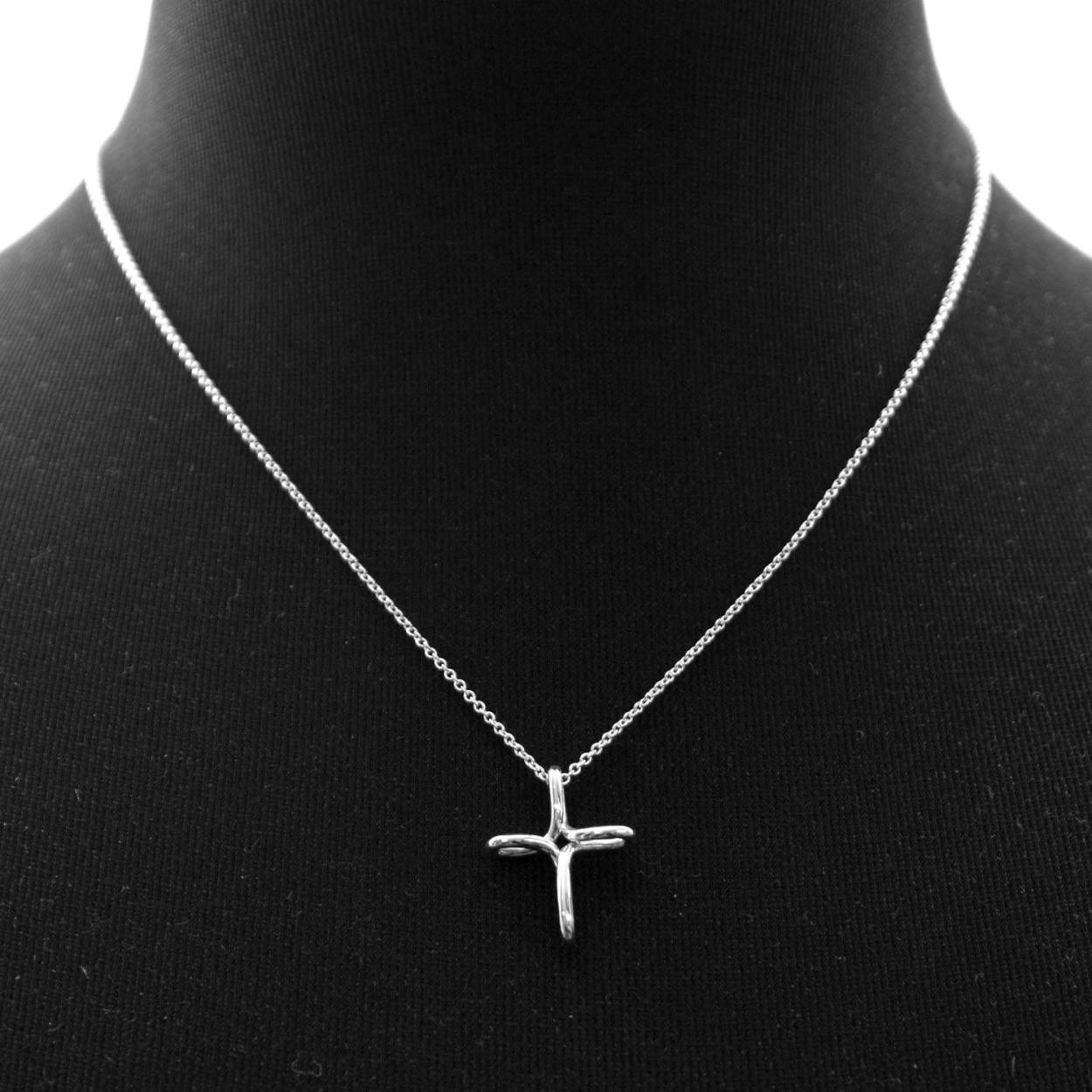 ティファニー TIFFANY&CO 37675342 インフィニティ クロス ペンダント ネックレス 41cm