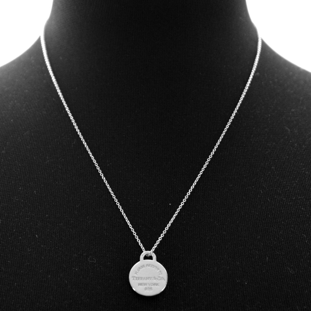 ティファニー TIFFANY&CO 60563136 RTT  リターン トゥ ティファニー ラウンド ハート ペンダント ネックレス 41～46cm