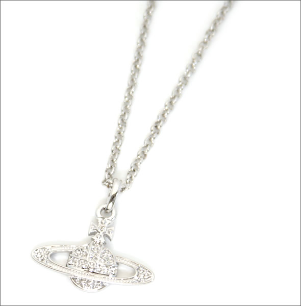 ヴィヴィアン ウェストウッド  ミニバス レリーフ ペンダント・ネックレス シルバー 0017-01-02