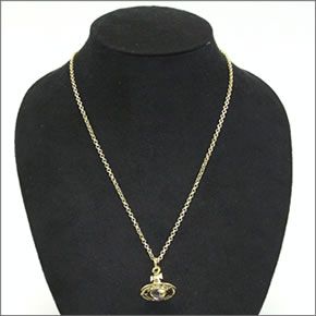 ヴィヴィアン ウェストウッド  タイニー オーブ ペンダント・ゴールド/マルチ 1466-14-01