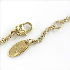 ヴィヴィアン ウェストウッド  タイニー オーブ ペンダント・ゴールド/マルチ 1466-14-01