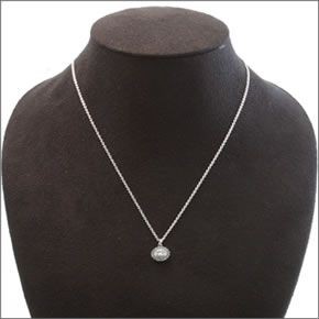 ヴィヴィアン ウェストウッド  ジゼル クリア・パヴェ×ストーン ペンダント・ネックレス  BP667/1