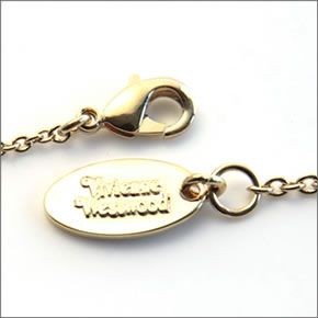 ヴィヴィアン ウェストウッド  ジゼル ゴールド・パヴェ×ストーン ペンダント・ネックレス  BP667/2