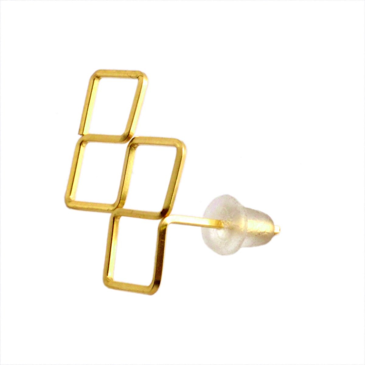 バイボー By Boe E274-GF スクエア ポスト ピアス