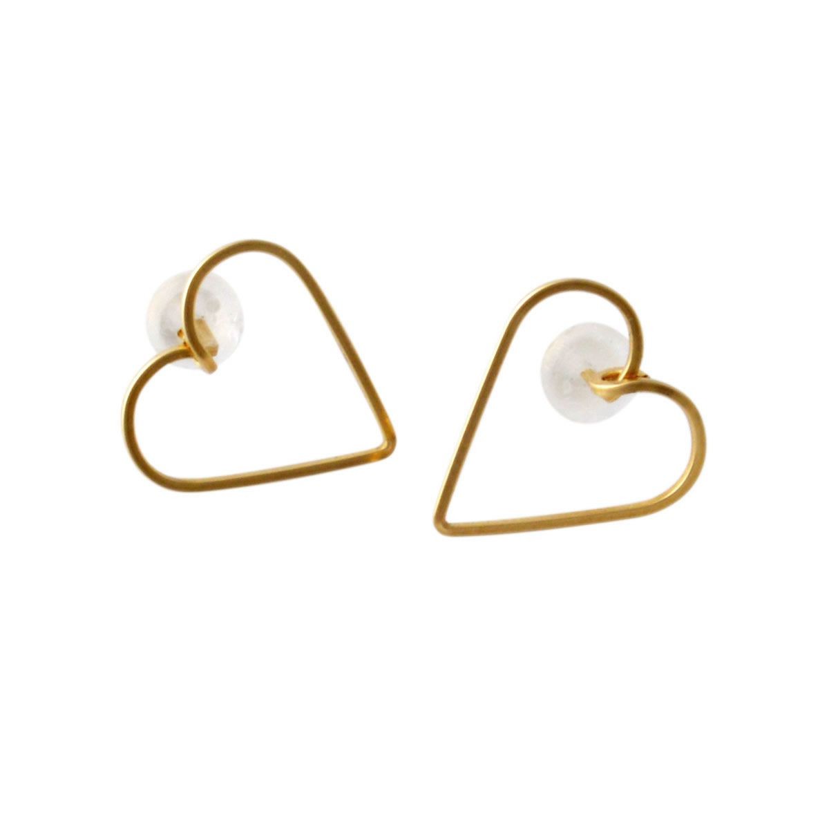 バイボー By Boe E168mini-GF ハート ミニ ピアス