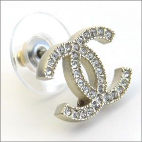 シャネル A42175 DORE/CRISTAL  COCO ココマーク CCロゴ クリスタル スタッド ピアス