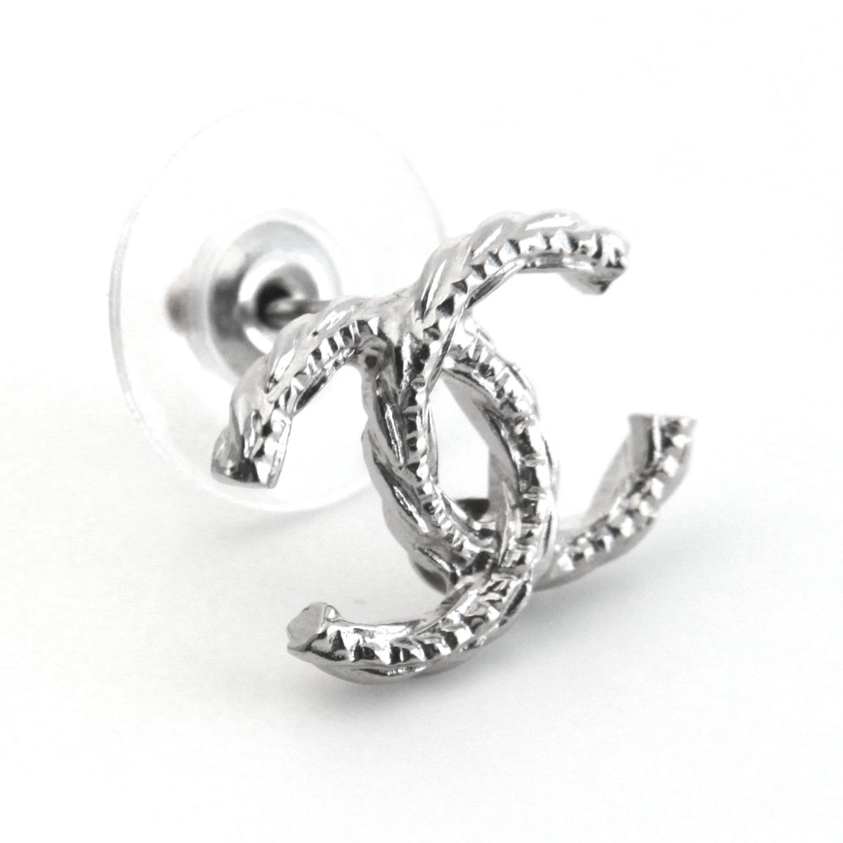 シャネル CHANEL A85894 ARGENT  COCO ココマーク CCロゴ スタッド ピアス