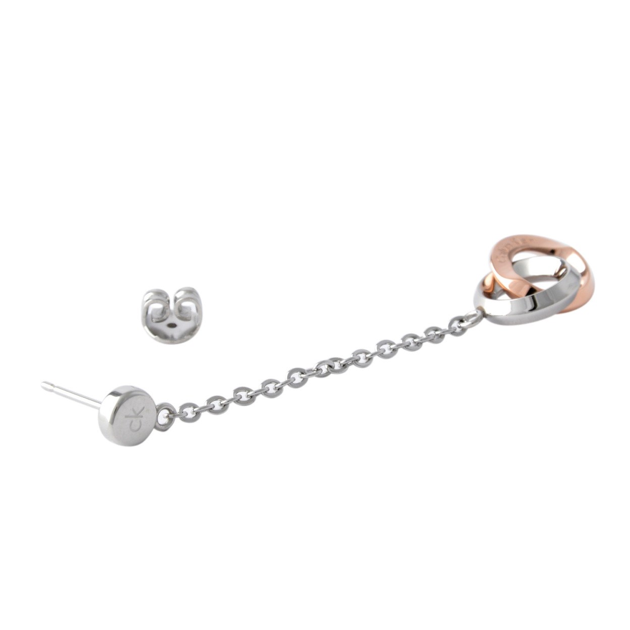 カルバンクライン Calvin Klein KJ4NPE200100 ダブル サークル ロング ピアス BEAUTY