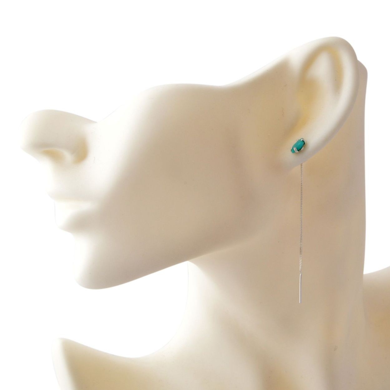 チャンルー CHAN LUU ES-4747 TQ ターコイズ スレッド スルー ピアス