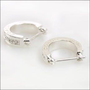 コーチ  ロンデル ハギー ピアス シルバー 95150 SV/SV/E