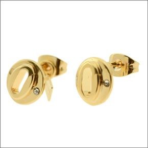 コーチ ≪取り寄せ商品≫ レイヤー ド マルチ オーバル パヴェ スタッズ ピアス 99971/GLD/E