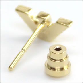 エンポリオアルマーニ　アクセサリー イーグル モチーフ ピアス ゴールド  EG2993710