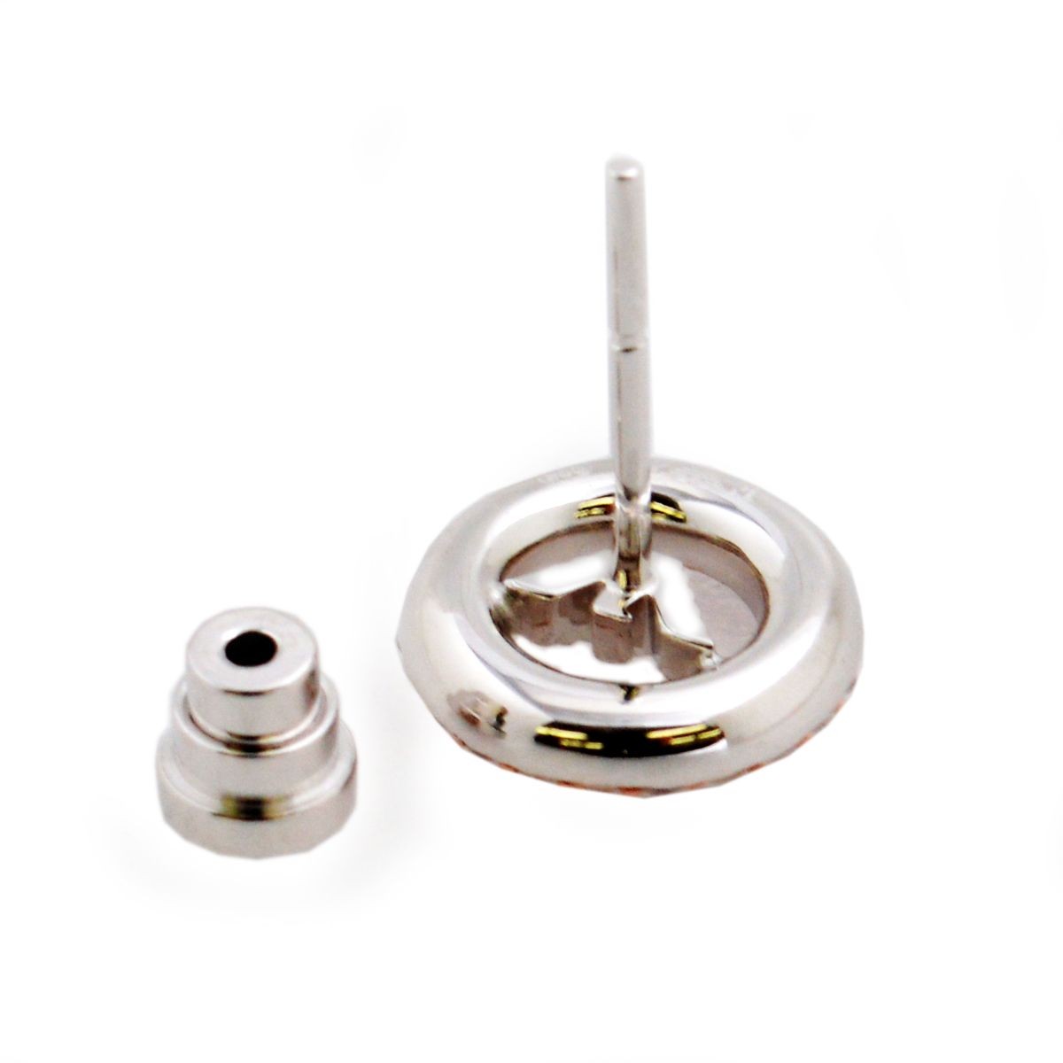 エンポリオアルマーニ EMPORIO ARMANI EG3127221 イーグルロゴ パヴェ サークル スタッド ピアス