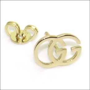 グッチ  GGピアス　18K イエローゴールド 094074-09850-8000