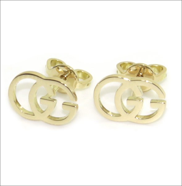 グッチ  GGピアス　18K イエローゴールド 094074-09850-8000