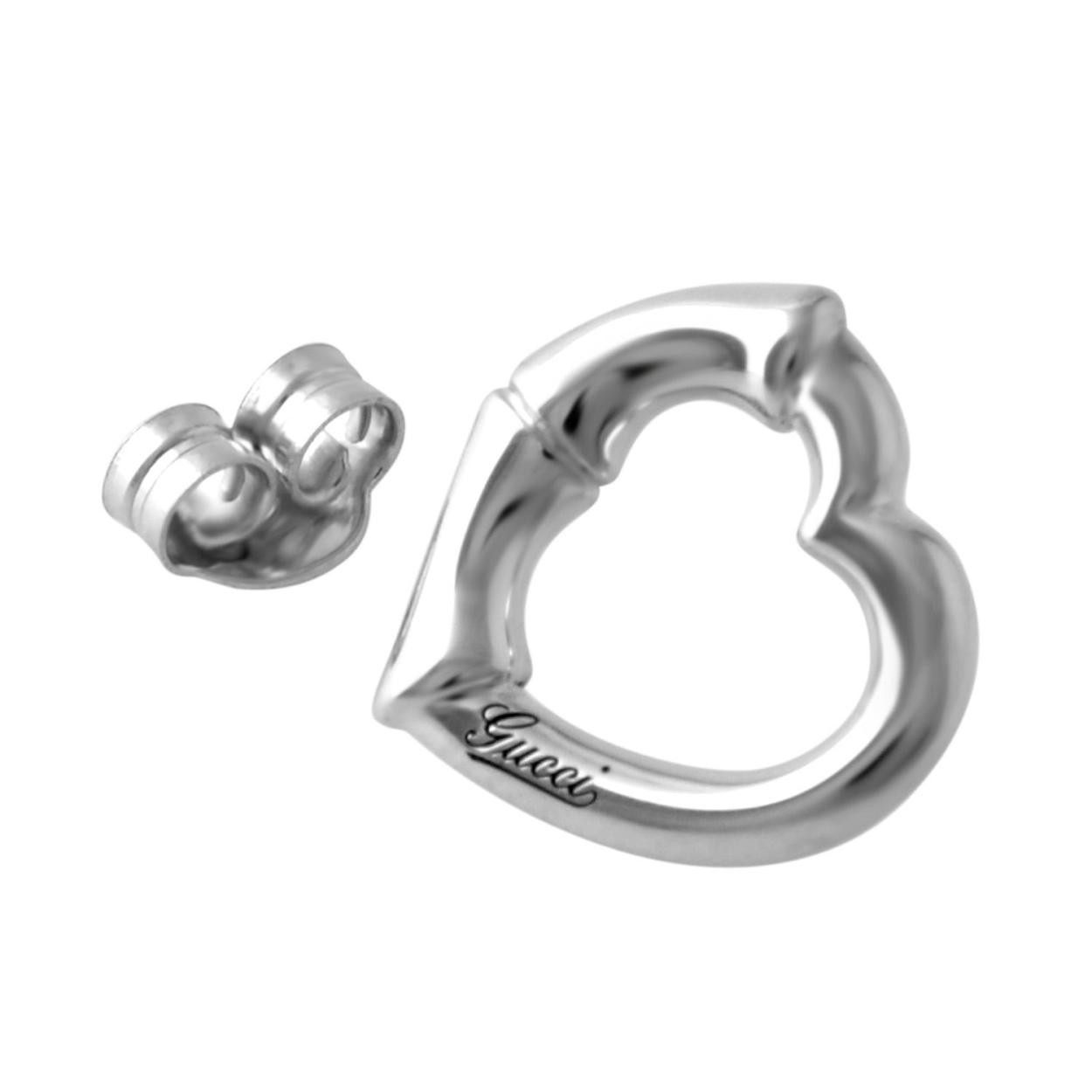 グッチ GUCCI 390268-J8400-0702 （YBD390268001） バンブー ハートモチーフ スタッド ピアス Bambo