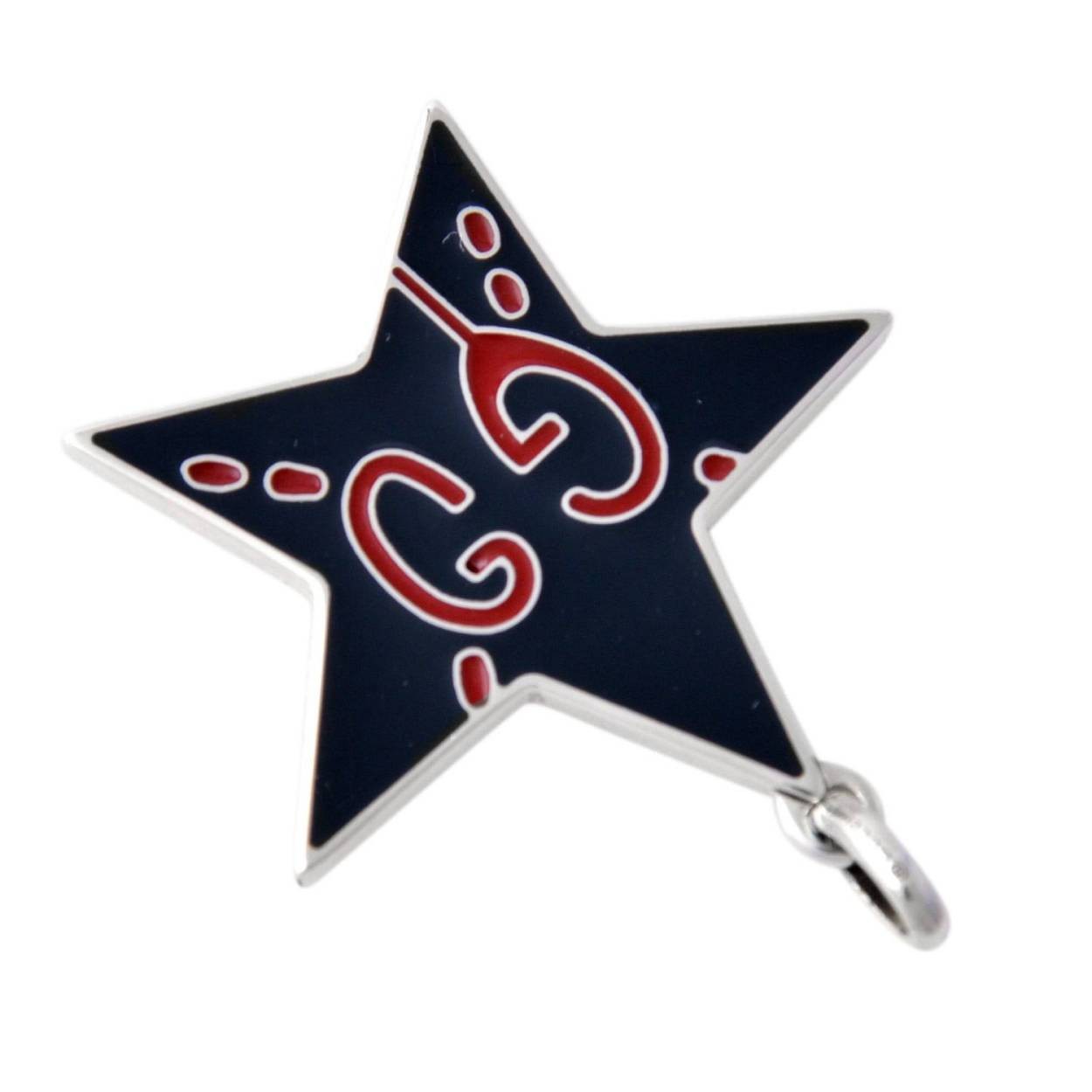 グッチ GUCCI 458488-J89L0-4065 STAR グッチゴースト スター シルバー チャーム  【ブレスレットチャーム】 【ペンダントトップ】