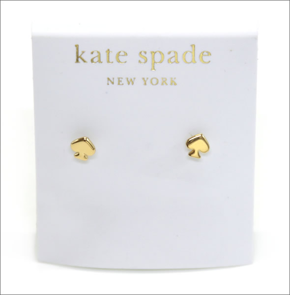 ケイトスペード SIGNATURE SPADE mini studs スペード型 ミニ ピアス  WBRU3916-711