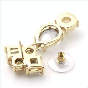 ケイトスペード TWINKLING FETE Statement Earrings パール×スワロフスキー・クリスタル ビジュー ドロップ ピアス WBRU9838-143