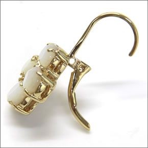 ケイトスペード WBRUA218-110 CENTRAL PARK PANSY Leverback パンジーモチーフ クリスタル・ビジュー レバーバック ピアス