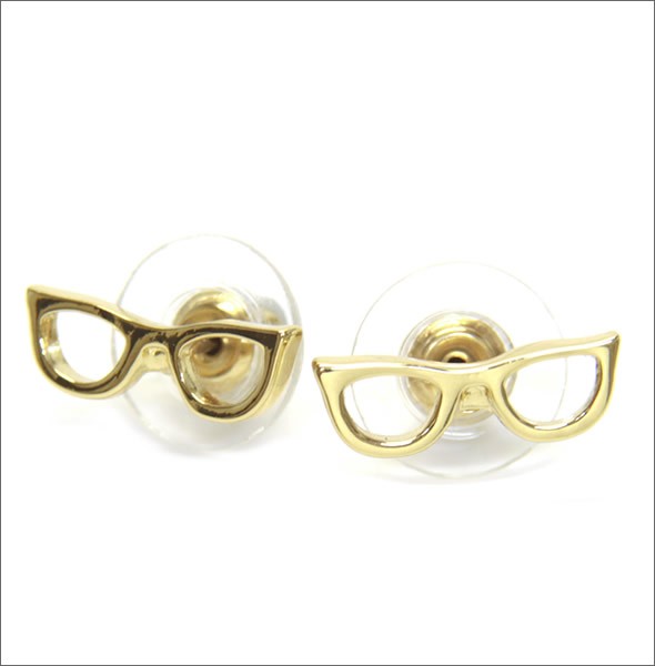 ケイトスペード WBRUA526-711 GORESKI GLASSES Studs メガネモチーフ スタッド ピアス