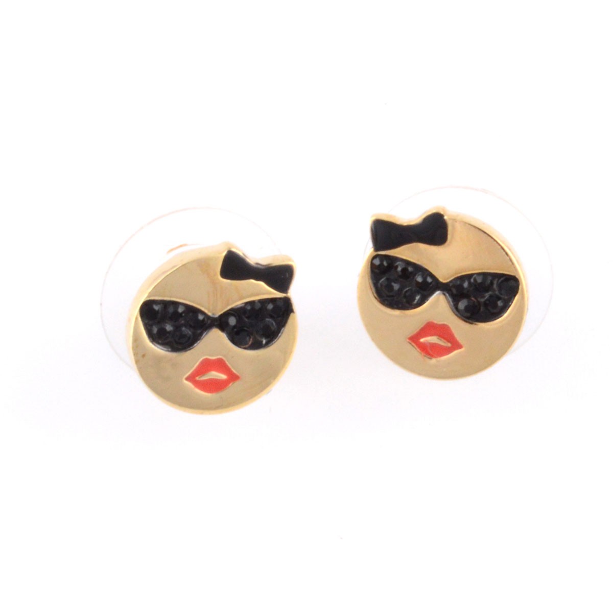 ケイトスペード Kate Spade WBRUA981-616 Tell All Sunglasses Emoji Studs 絵文字デザイン ピアス