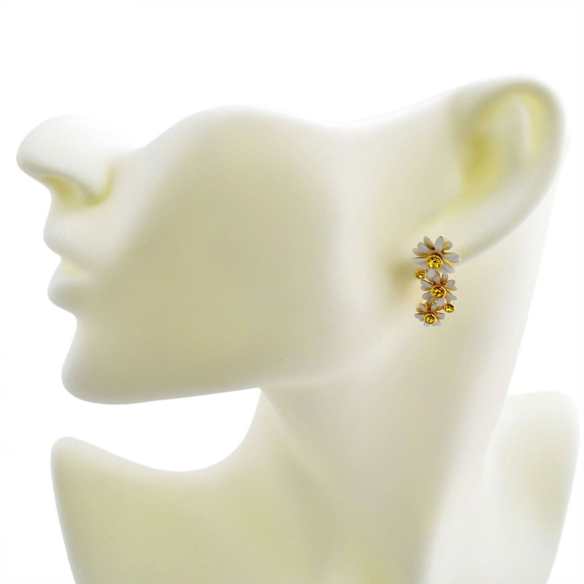 ケイトスペード Kate Spade WBRUB933-194 White Multi Dazzling Daisies Ear Pin デイジーモチーフ イヤーピン イヤーカフ