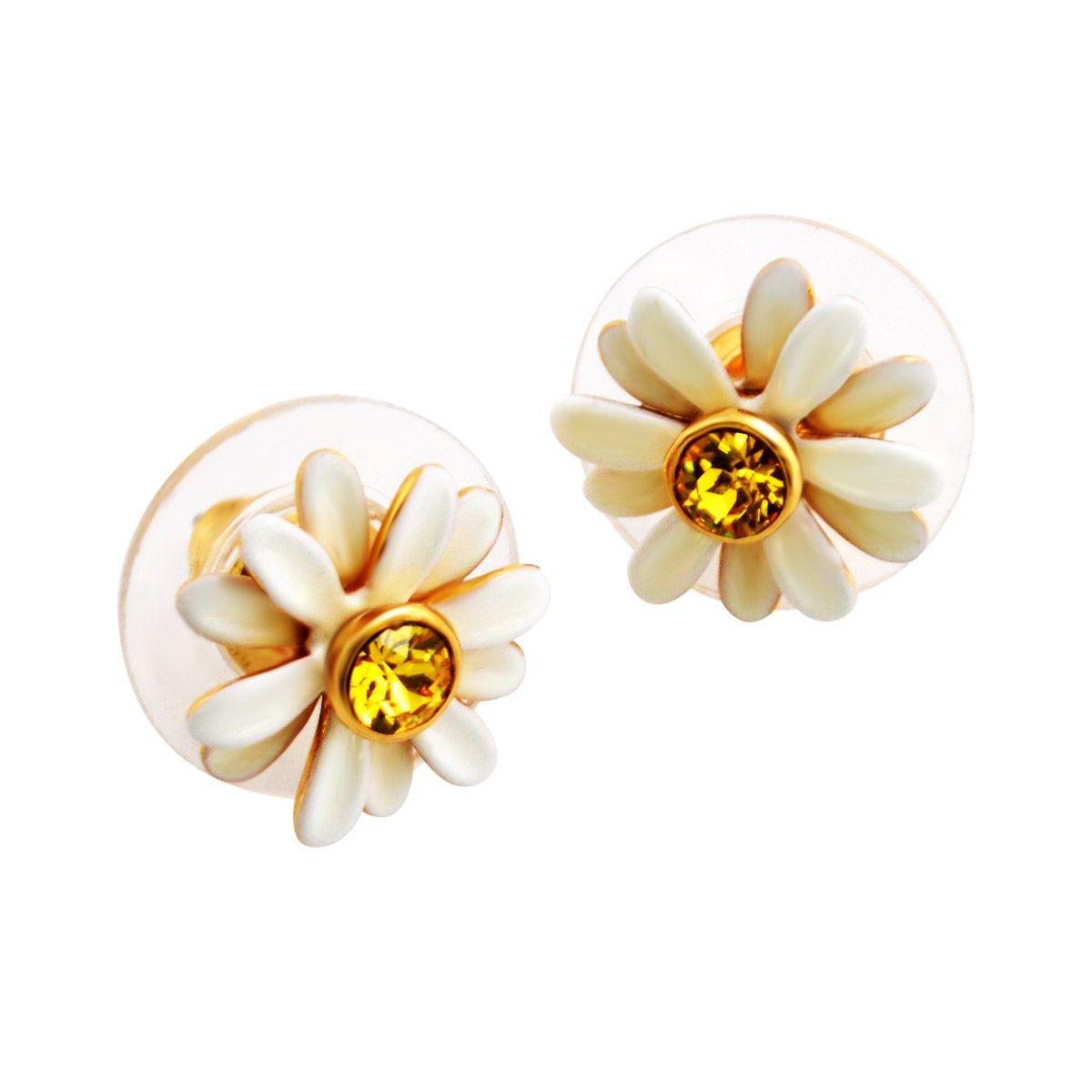 ケイトスペード Kate Spade WBRUB941-194 White Multi Dazzling Daisies Studs デイジーモチーフ スタッド ピアス