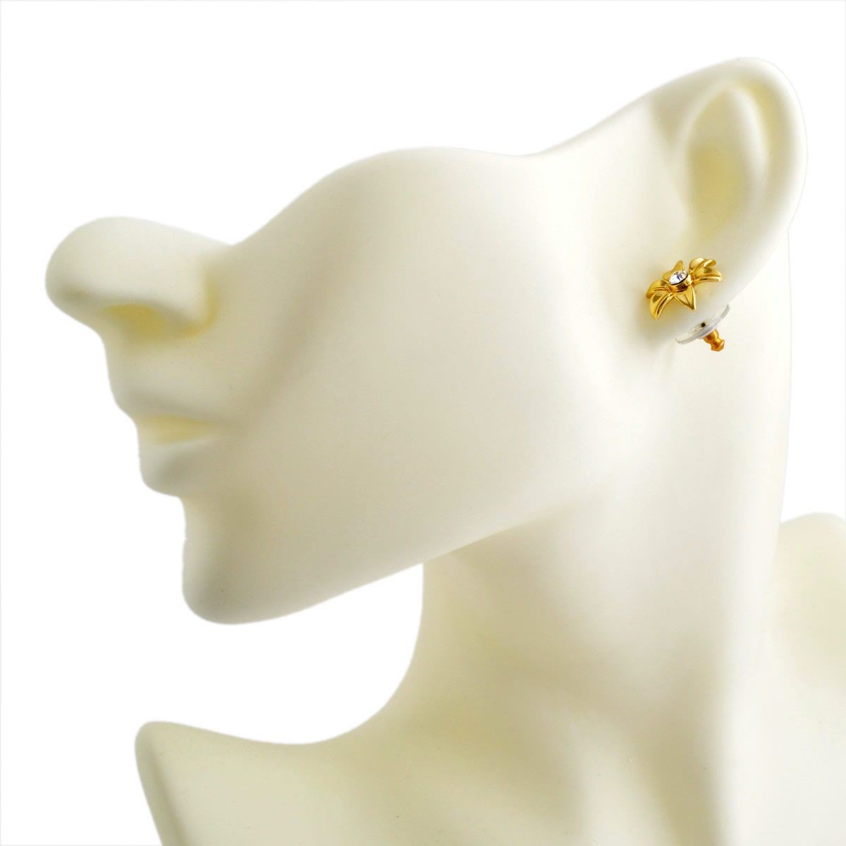 ケイトスペード Kate Spade WBRUC406-921 Clear/Gold Lovely Lillies Mini Flower Studs フラワーモチーフ スタッド ピアス