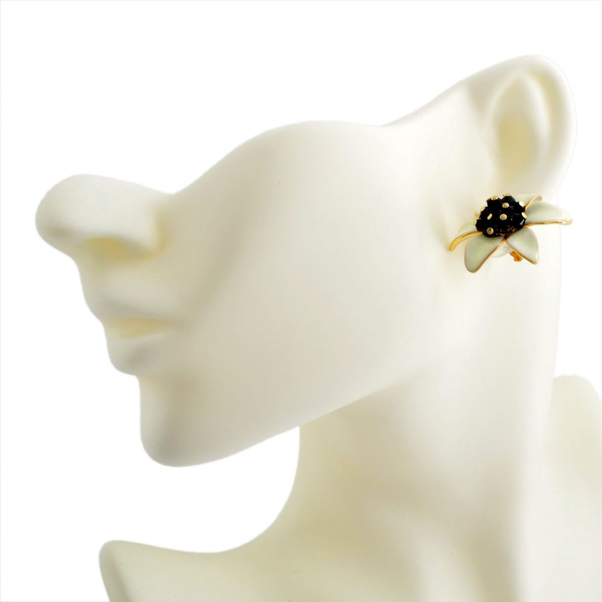 ケイトスペード Kate Spade WBRUC409-143 Cream Multi Lovely Lillies Statement Studs フラワーモチーフ スタッド ピアス