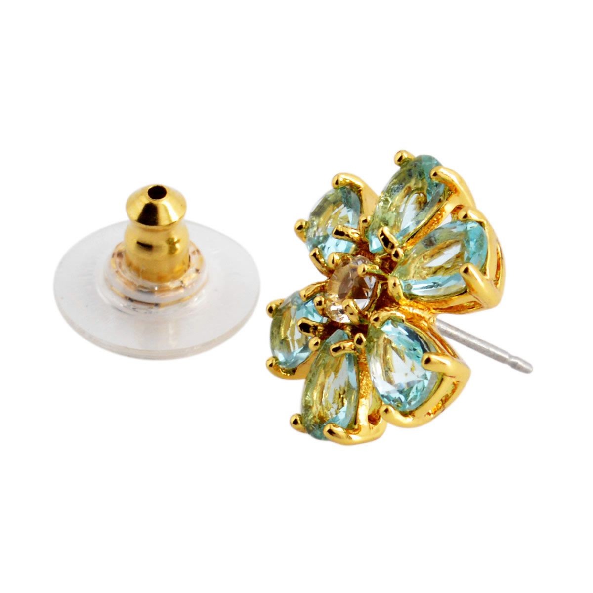 ケイトスペード Kate Spade WBRUC574-460 Blue Multi Be Adorned Studs クリスタル フラワー スタッド ピアス