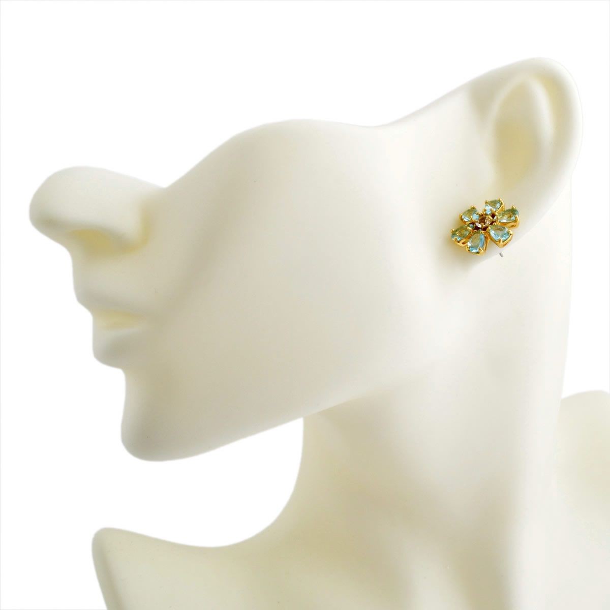 ケイトスペード Kate Spade WBRUC574-460 Blue Multi Be Adorned Studs クリスタル フラワー スタッド ピアス