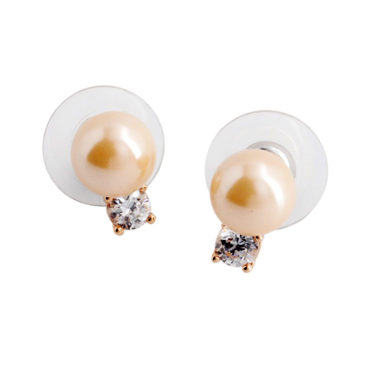 ケイトスペード Kate Spade WBRUC589-685 Blush Multi Pearls Of Wisdom Studs パール クリスタル スタッド ピアス