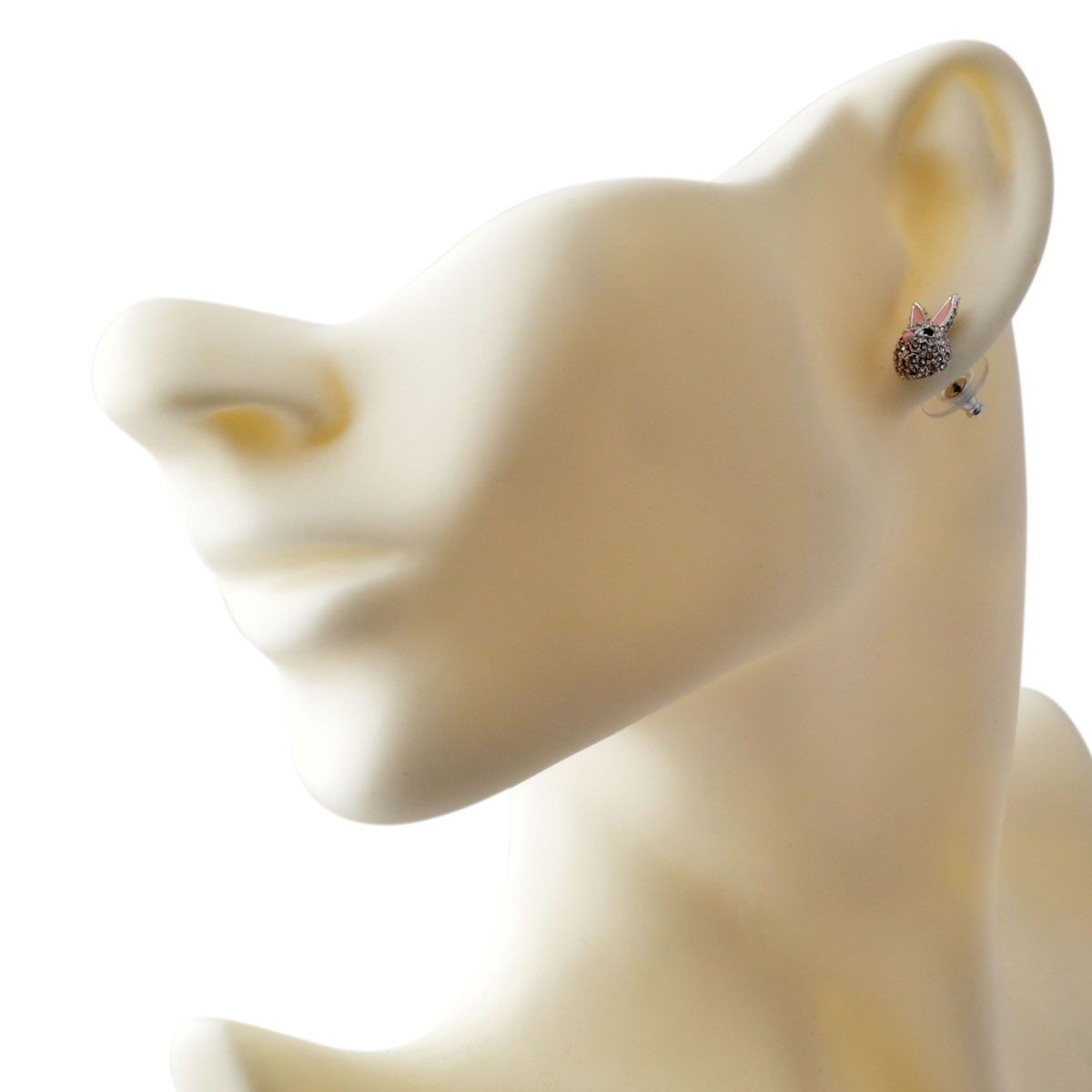 ケイトスペード Kate Spade WBRUD589-922 clear/silver MAKE MAGIC rabbit studs ウサギモチーフ クリスタルパヴェ スタッド ピアス