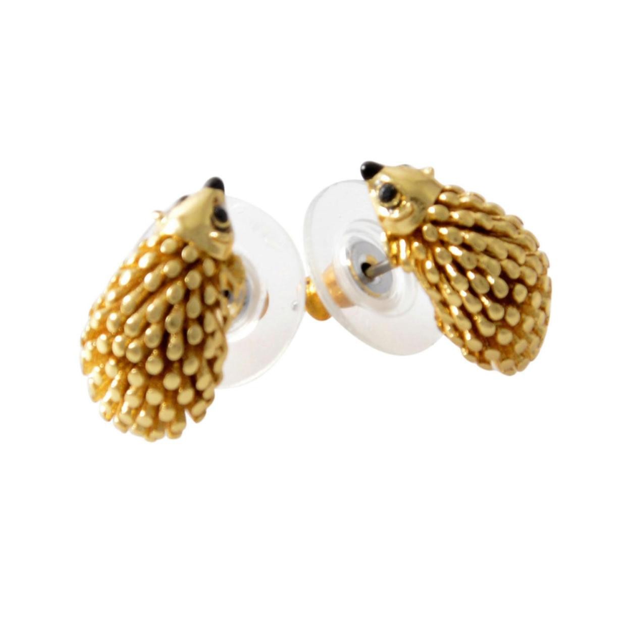 ケイトスペード Kate Spade WBRUE423-711 Gold　 ヤマアラシ モチーフ スタッド ピアス Baja Bound Porcupine Studs