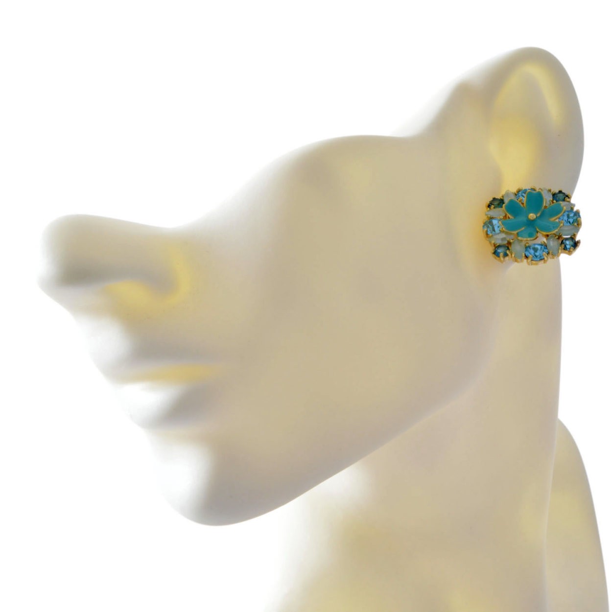 ケイトスペード Kate Spade WBRUE322-460 Blue Multi フラワーモチーフ スタッド ピアス Here Comes The Sun Statement Studs