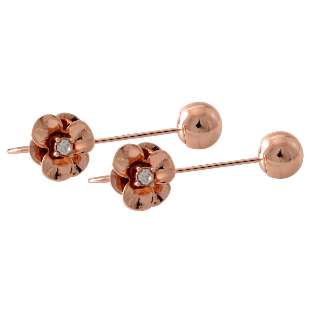 ケイトスペード Kate Spade WBRUE454-717 Rose Gold フラワーモチーフ ハンガー ピアス Shine On Flower Hanger Earrings