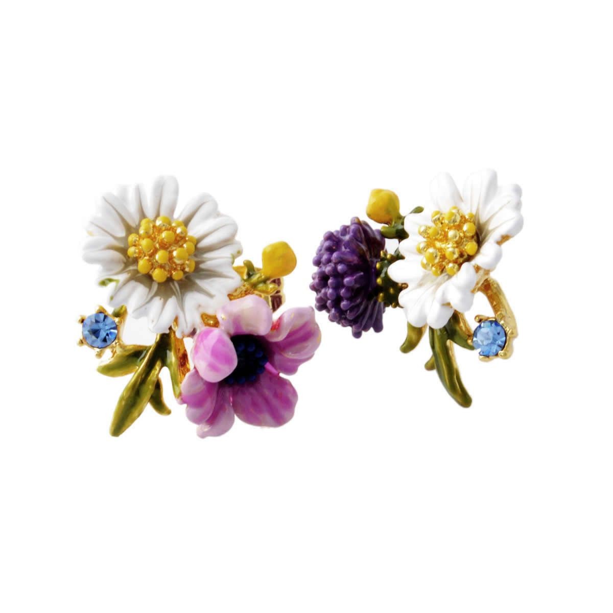 レネレイド Les Nereides ADFS101Ｔ/1 フラワーモチーフ スタッド ピアス FLORAISONS SAUVAGES