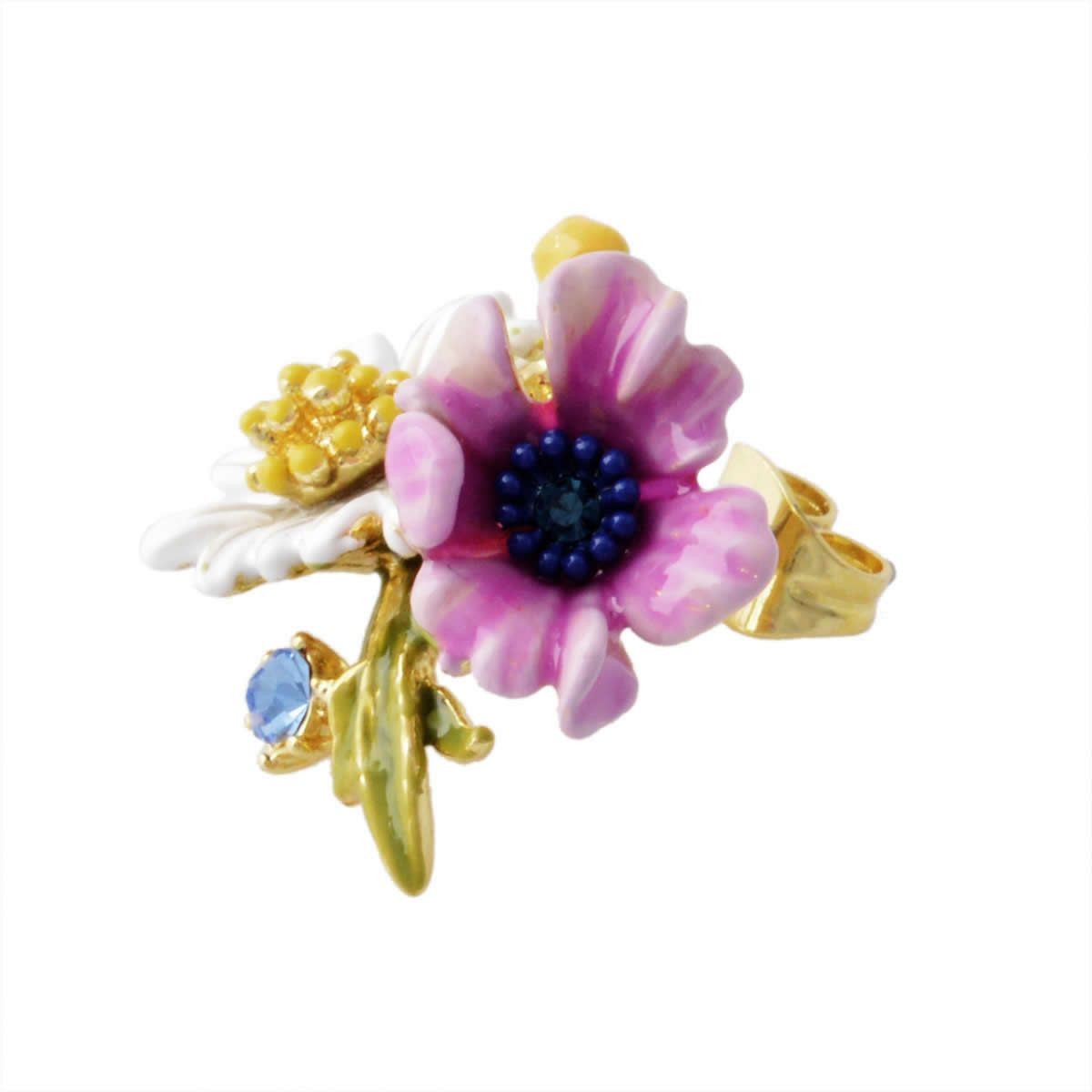 レネレイド Les Nereides ADFS101Ｔ/1 フラワーモチーフ スタッド ピアス FLORAISONS SAUVAGES