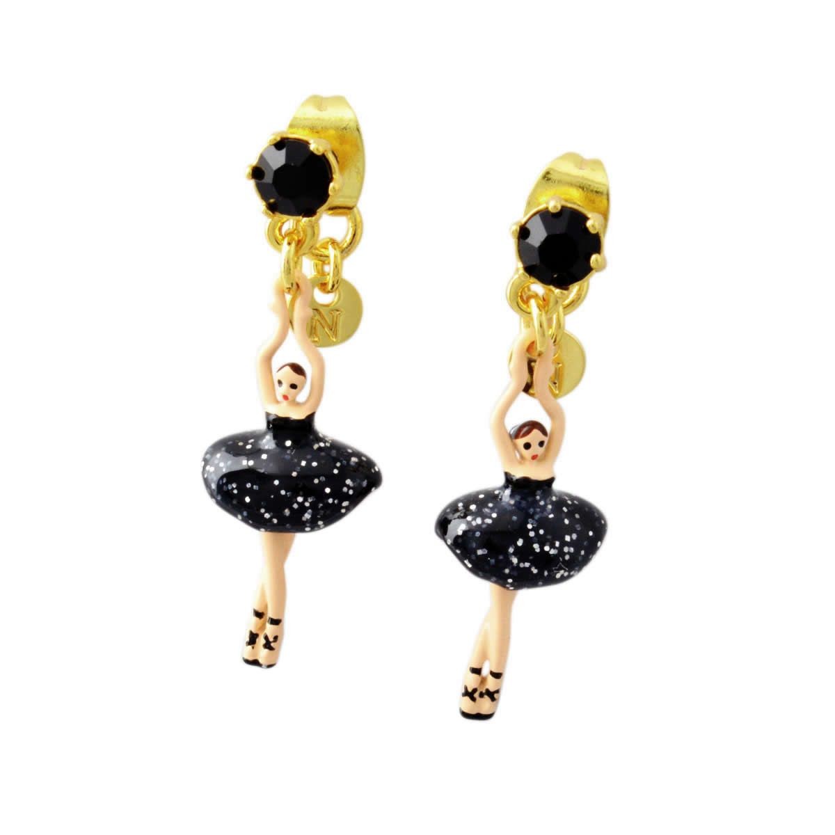 レネレイド Les Nereides AEMDD101T/5 バレリーナモチーフ パドゥドゥ ミニ スタッド ピアス MINI PAS DE DEUX