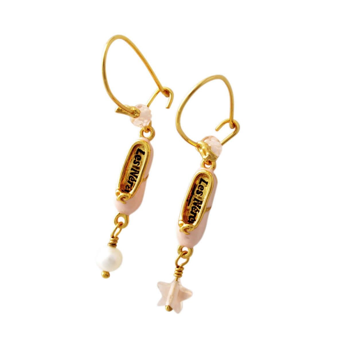 レネレイド Les Nereides RDD110H/2 バレリーナシューズモチーフ フック ピアス PAS DE DEUX