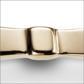 マレア リッチ  K10 リボンモチーフピアス　ゴールド 10KJ-07