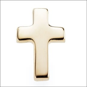 マレア リッチ  K10 クロスモチーフピアス　ゴールド 10KJ-03