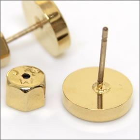 マークバイマークジェイコブス Logo Disc Studs ロゴ ディスク ピアス M3PE521 711  80096 ORO
