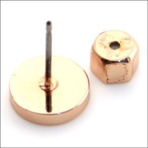 マークバイマークジェイコブス Classic Marc Logo Disc studs クラシックマーク ロゴ ディスク ピアス M3PE521-715  80604 ROSE GOLD