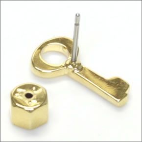マークバイマークジェイコブス Lost & Found Key Studs キーモチーフ ピアス M0004215-711  80096 ORO