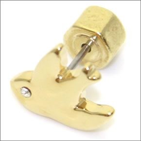 マークバイマークジェイコブス Bird Studs メタル バード ピアス M3PE564-711 80096 ORO