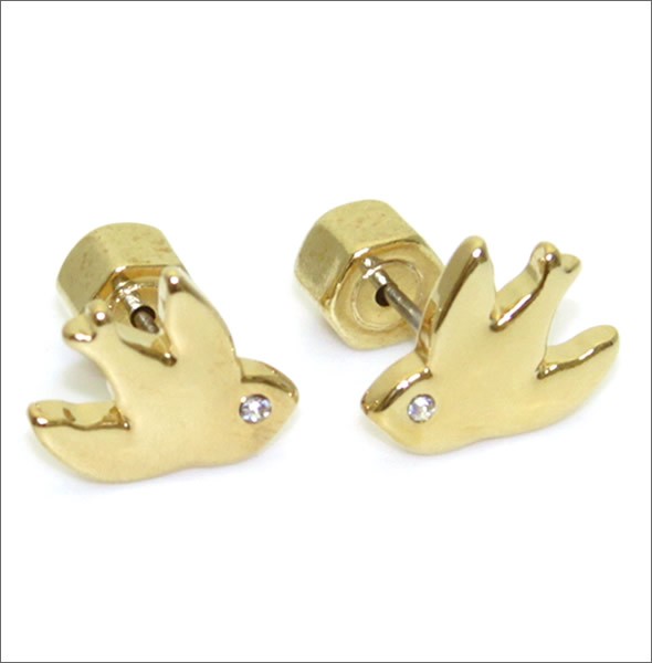 マークバイマークジェイコブス Bird Studs メタル バード ピアス M3PE564-711 80096 ORO