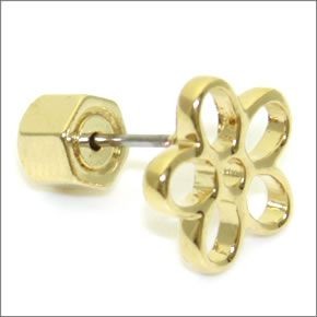 マークバイマークジェイコブス Cut Out Daisy Studs デイジーモチーフ ピアス M3PE528-711 80096 ORO